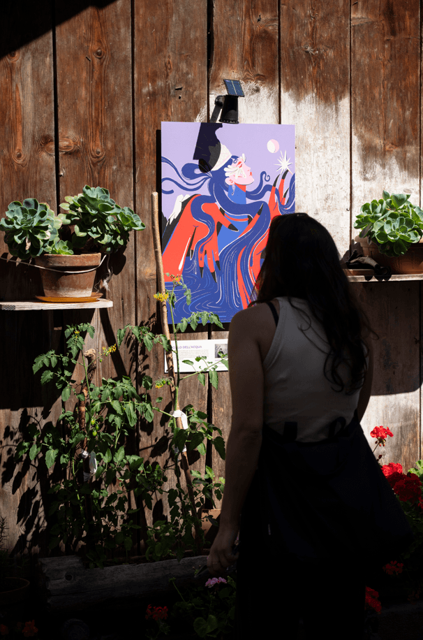 Il quadro appeso