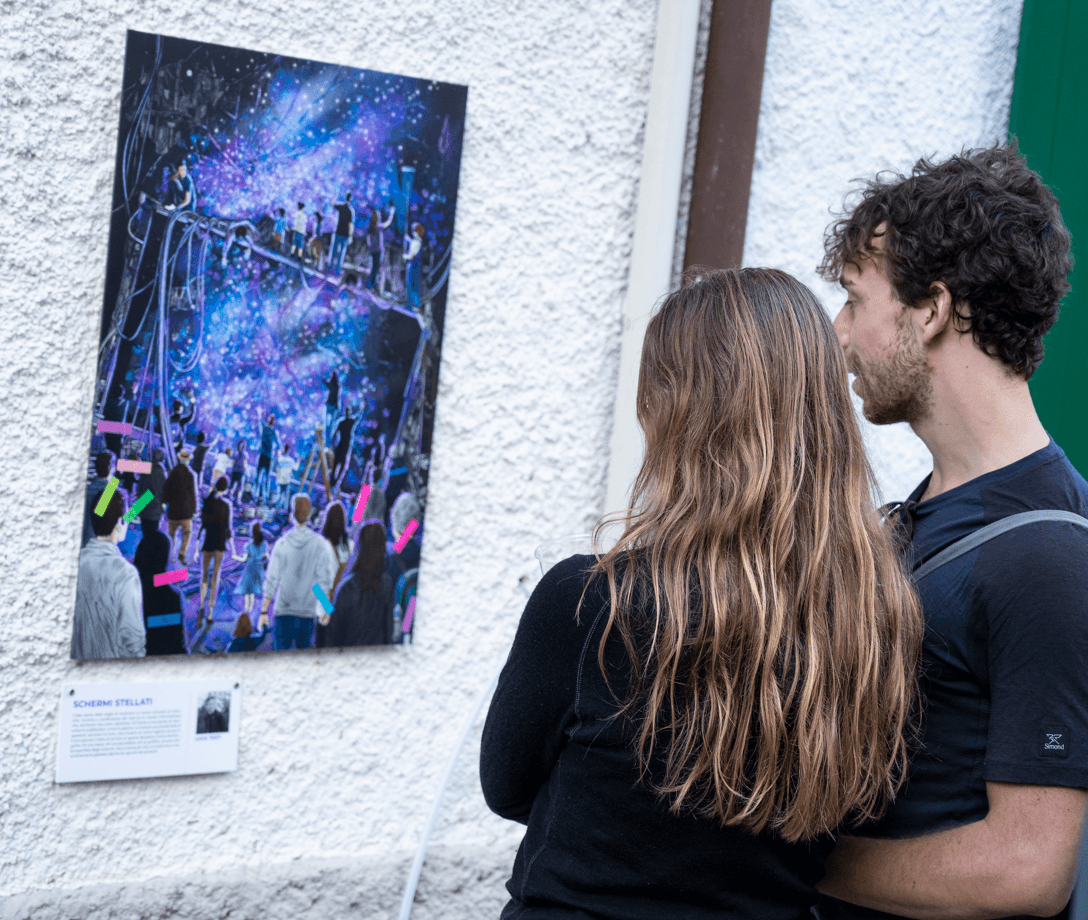 Il quadro appeso