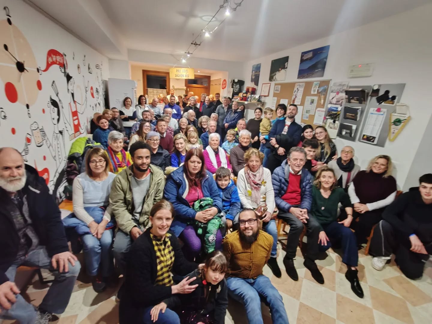 Il direttivo e i volontari della Pro Loco Sagron Mis