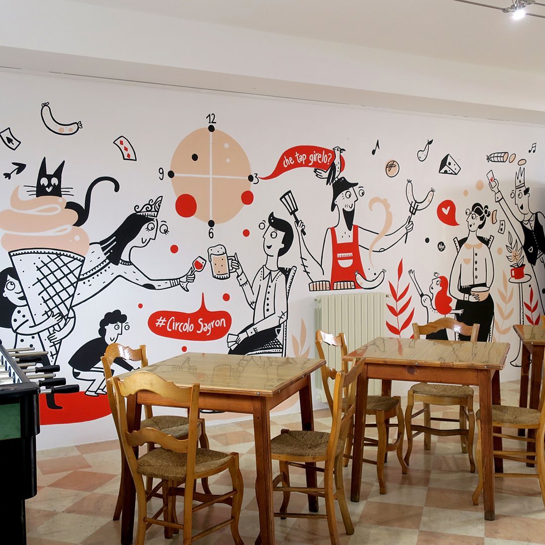 Un altro scorcio del murale