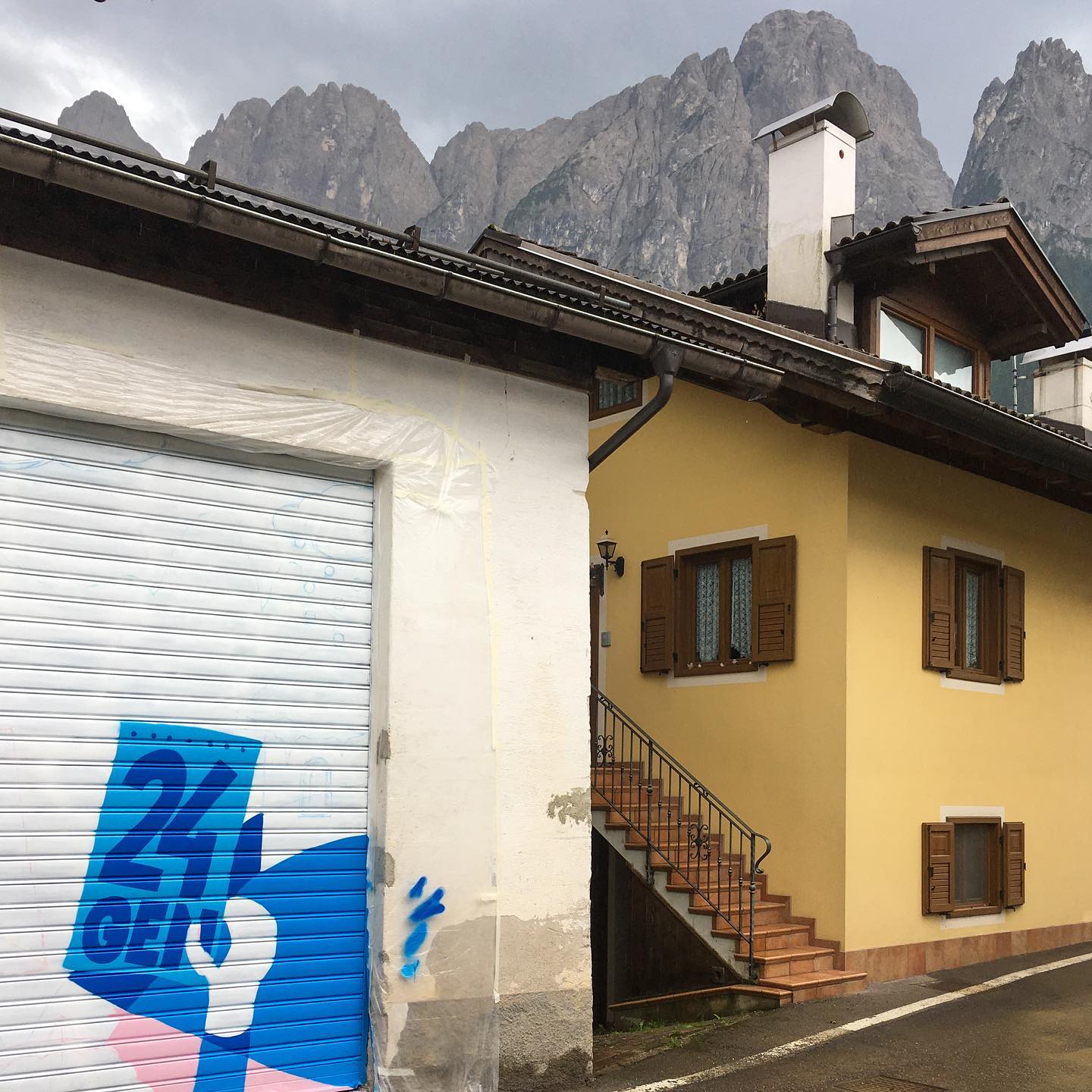 Il murale nel paesaggio